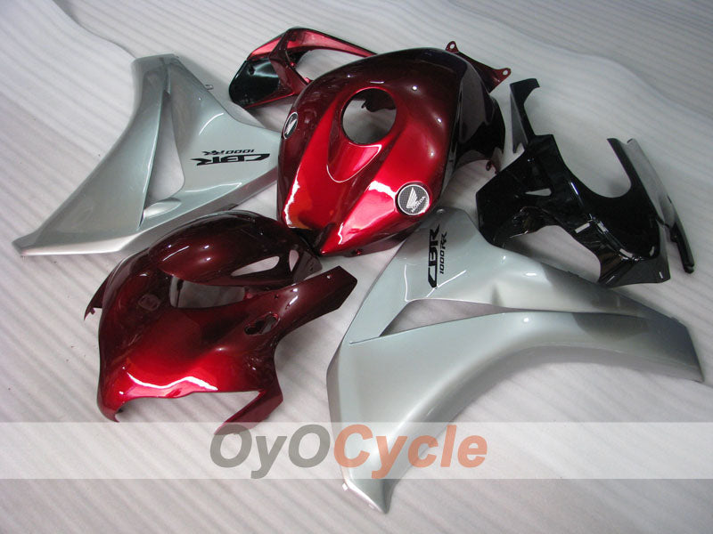 Verkleidungssatz für Einspritzmodell 08-11 CBR1000RR - Rot, Silber - Fireblade #OYO87900677