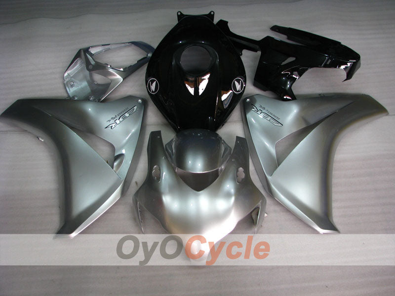 Verkleidungssatz für Einspritzmodell 08-11 CBR1000RR - Schwarz, Silber - Fireblade #OYO87900680 Zweitbild