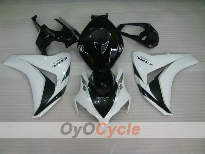 Verkleidungssatz für Einspritzmodell 08-11 CBR1000RR - Weiß, Schwarz - Fireblade #OYO87900683 Hauptbild