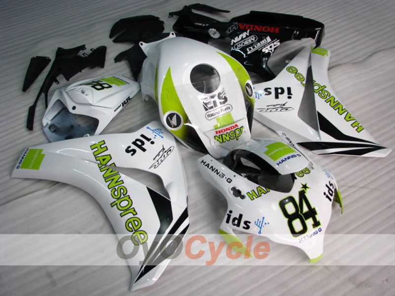 Verkleidungssatz für Einspritzmodelle für CBR1000RR 08-11 - Weiß, Schwarz - HANN Spree #OYO87900686 Hauptbild