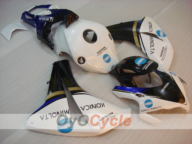 Verkleidungssatz für Einspritzmodelle für CBR1000RR 08-11 - Weiß, Schwarz - Konica Minolta #OYO87900693 Hauptbild
