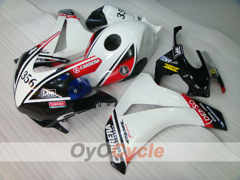 Verkleidungssatz für Einspritzmodelle für CBR1000RR 08-11 - Weiß, Schwarz - Lee #OYO87900696 Zweitbild