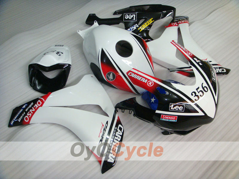 Verkleidungssatz für Einspritzmodelle für CBR1000RR 08-11 - Weiß, Schwarz - Lee #OYO87900696 Hauptbild