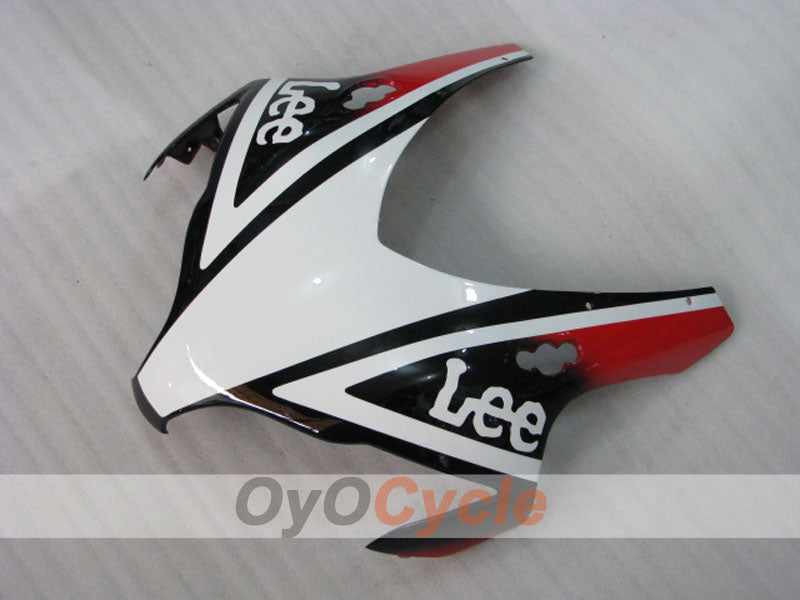 Spritzverkleidungssatz für CBR1000RR 08-11 - Weiß, Schwarz - Eurobet, Lee #OYO87900697