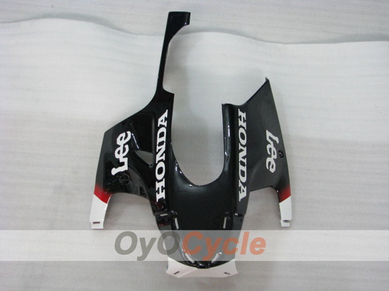 Spritzverkleidungssatz für CBR1000RR 08-11 - Weiß, Schwarz - Eurobet, Lee #OYO87900697