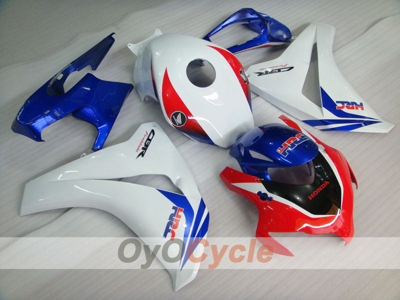 Spritzverkleidungssatz für CBR1000RR 08-11 - Blau, Weiß - Werksstil #OYO87900707 Hauptbild