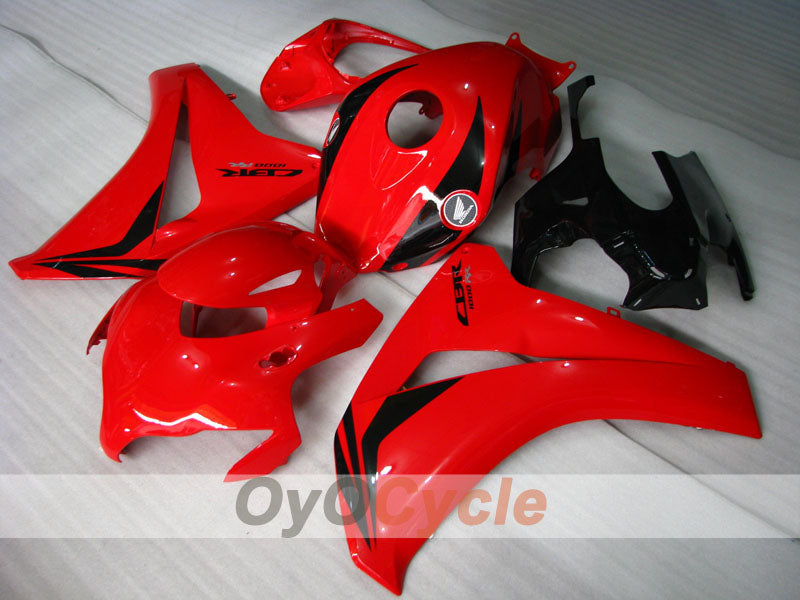 Spritzverkleidungssatz für CBR1000RR 08-11 - Rot, Schwarz - Werksstil #OYO87900708 Zweitbild