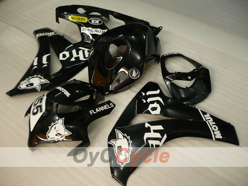 Einspritz-Verkleidungssatz für CBR1000RR 08-11 - Weiß, Schwarz - MOTUL #OYO87900715 Zweitbild