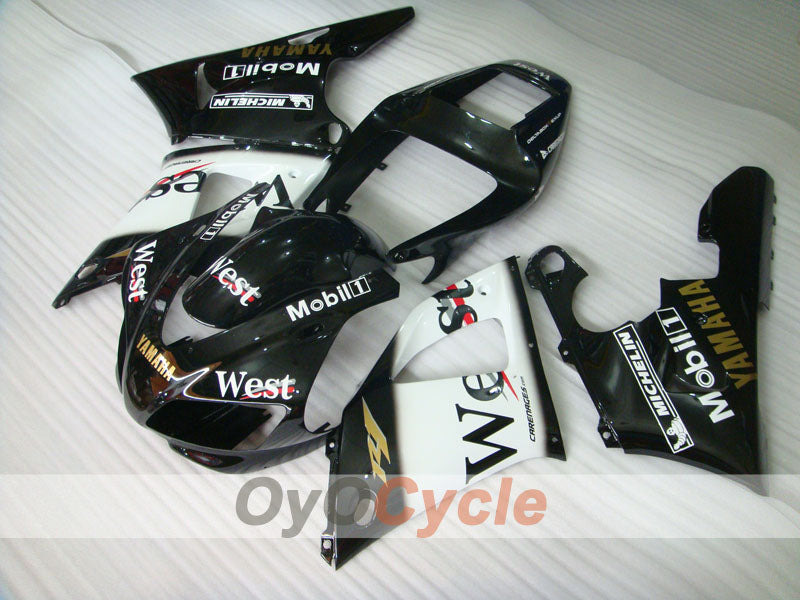 Verkleidungssatz für 98-99 YZF-R1 - Weiß, Schwarz - West #OYO87900757 Zweitbild