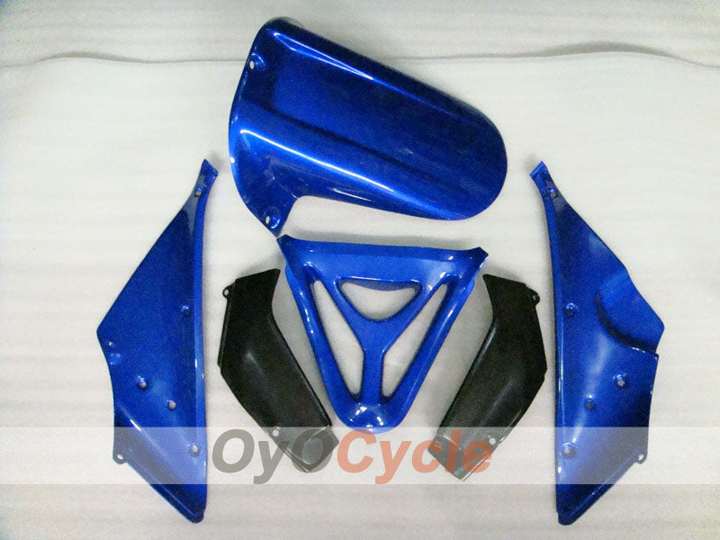 Einspritzverkleidungssatz für 00-01 YZF-R1 - Blau, Weiß - FIAT, MOTUL #OYO87900760