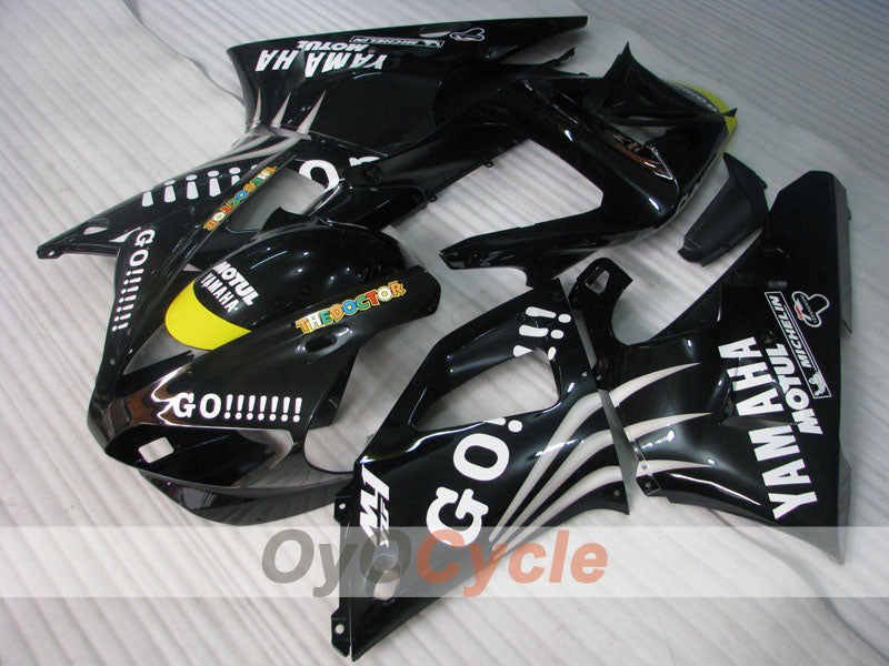 Einspritzverkleidungssatz für 00-01 YZF-R1 - Schwarz - GO!!!!!!!, MOTUL #OYO87900771 Zweitbild