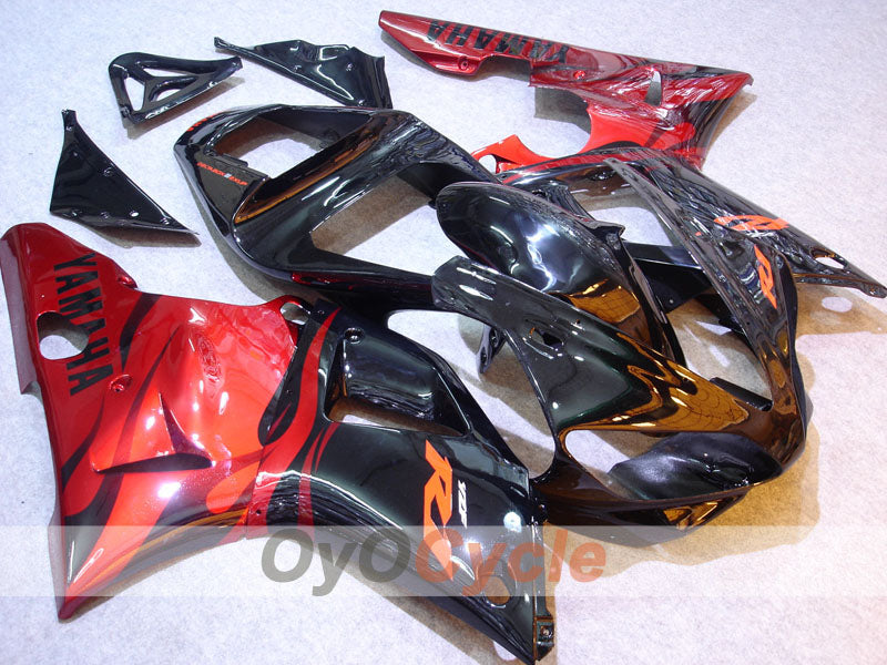Verkleidungssatz für Einspritzmodelle für YZF-R1 00-01 - Schwarz - Werksstil #OYO87900778 Hauptbild