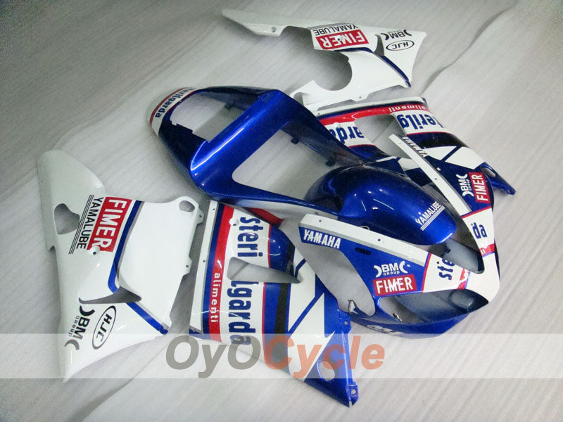 Verkleidungssatz für Einspritzermodelle der YZF-R1, Baujahr 00-01 - Blau, Weiß - Sterilgarda #OYO87900785 Hauptbild
