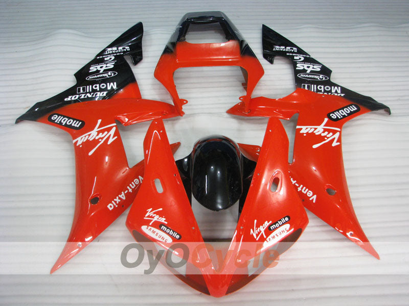 Verkleidungssatz für Einspritzermodelle der YZF-R1, Baujahr 02-03 - Rot, Schwarz - DUNLOP #OYO87900788 Zweitbild