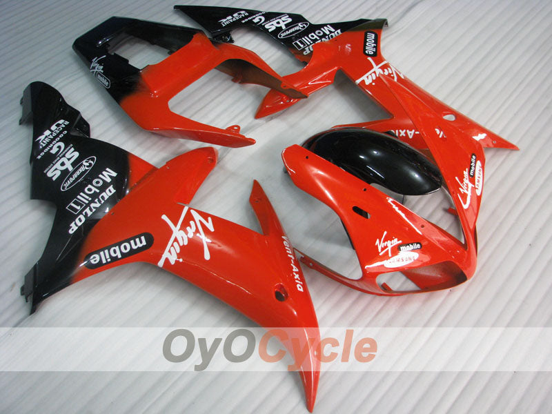 Verkleidungssatz für Einspritzermodelle der YZF-R1, Baujahr 02-03 - Rot, Schwarz - DUNLOP #OYO87900788 Hauptbild