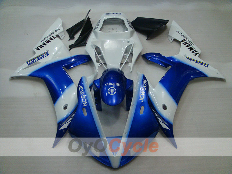 Einspritzverkleidungssatz für 02-03 YZF-R1 - Blau, Weiß - JEWSON #OYO87900800 Zweitbild