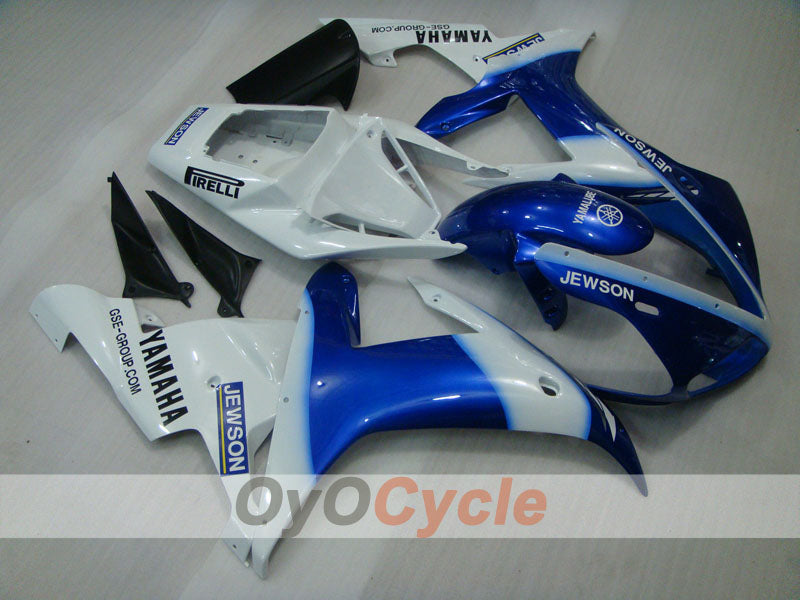 Einspritzverkleidungssatz für 02-03 YZF-R1 - Blau, Weiß - JEWSON #OYO87900800 Hauptbild