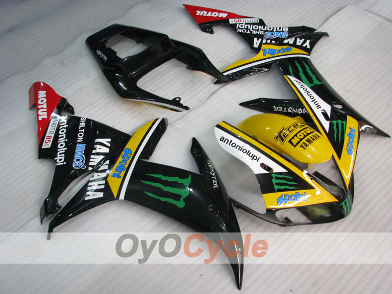 Einspritzverkleidungssatz für 02-03 YZF-R1 - Gelb, Schwarz - Monster #OYO87900801 Hauptbild