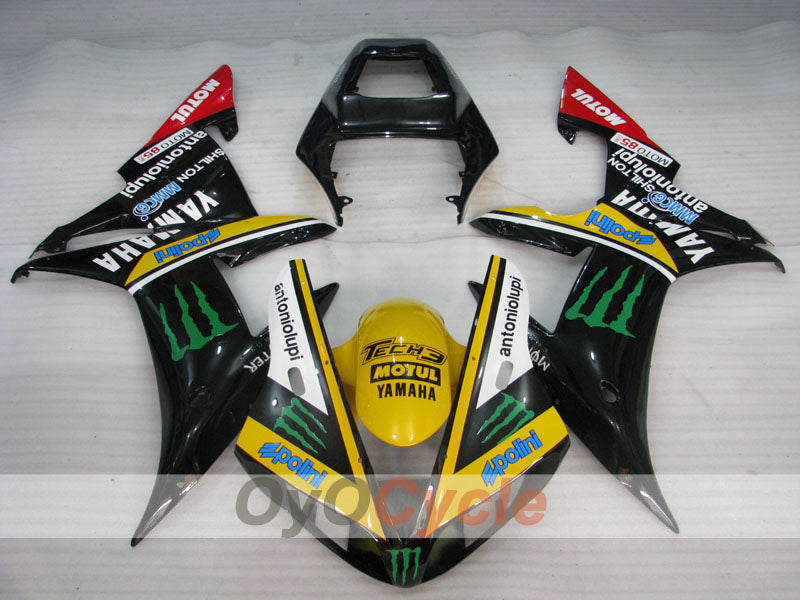Einspritzverkleidungssatz für 02-03 YZF-R1 - Gelb, Schwarz - Monster #OYO87900801 Zweitbild
