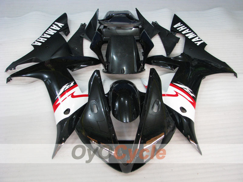 Einspritzverkleidungssatz für 02-03 YZF-R1 - Weiß, Schwarz - Werksstil #OYO87900807 Zweitbild