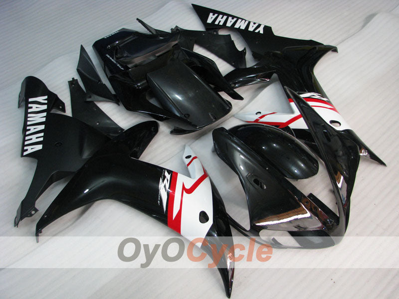 Einspritzverkleidungssatz für 02-03 YZF-R1 - Weiß, Schwarz - Werksstil #OYO87900807 Hauptbild
