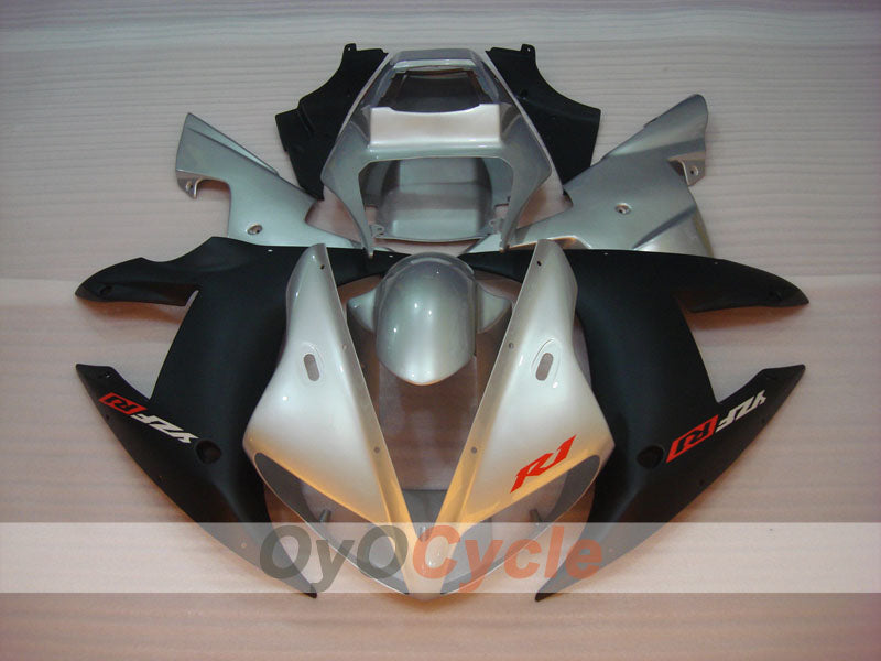 Verkleidungssatz für 02-03 YZF-R1 - Schwarz, Silber, Matt - Werksdesign #OYO87900809 Zweitbild