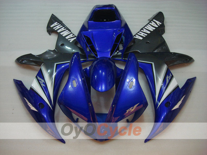 Verkleidungssatz für 02-03 YZF-R1 - Blau, Silber - Werksdesign #OYO87900813 Zweitbild