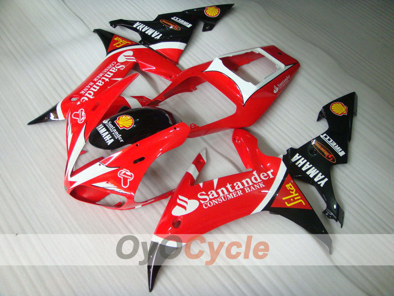 Verkleidungssatz für 02-03 YZF-R1 - Rot, Schwarz - Santander #OYO87900815 Zweitbild