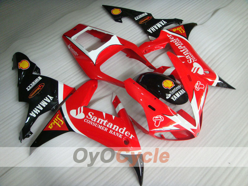 Verkleidungssatz für 02-03 YZF-R1 - Rot, Schwarz - Santander #OYO87900815 Hauptbild