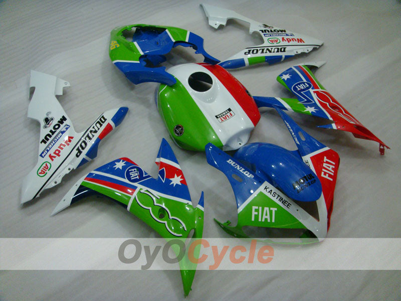 Einspritz-Verkleidungssatz für YZF-R1 04-06 - Mehrfarbig - DUNLOP, FIAT, MOTUL #OYO87900824 Hauptbild