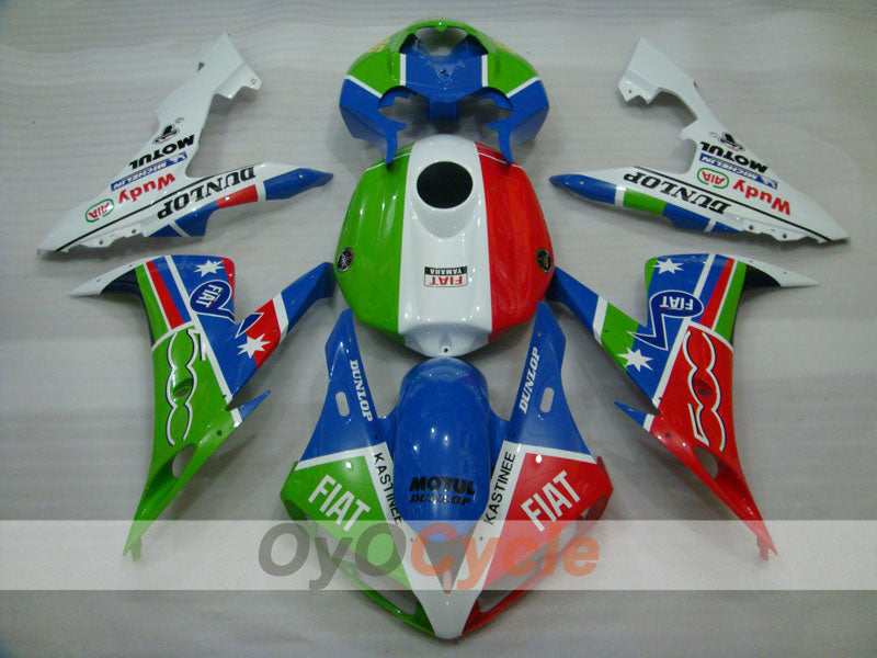 Einspritz-Verkleidungssatz für YZF-R1 04-06 - Mehrfarbig - DUNLOP, FIAT, MOTUL #OYO87900824 Zweitbild