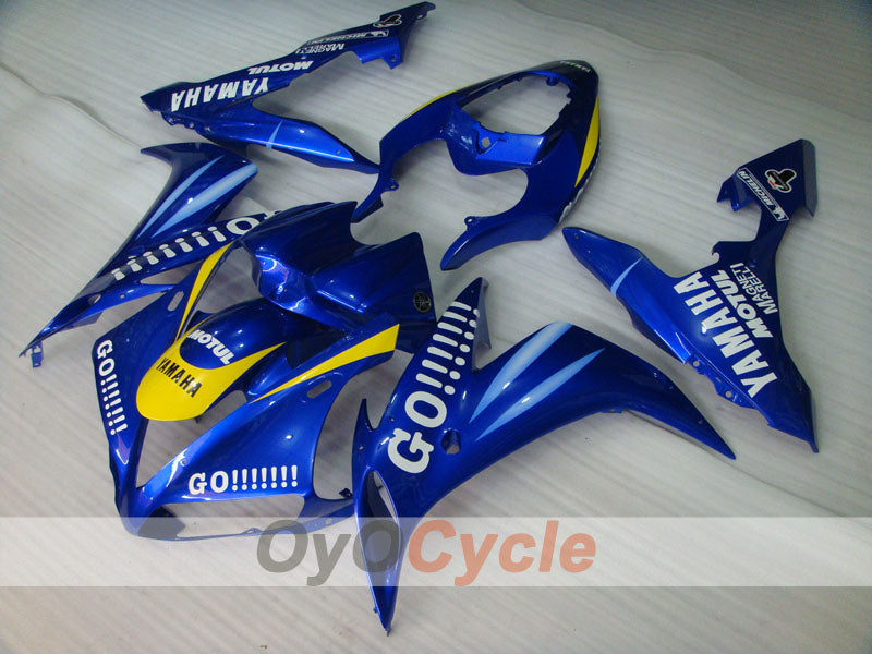 Einspritz-Verkleidungssatz für YZF-R1 04-06 - Gelb, Blau - GO!!!!!!!, MOTUL #OYO87900831 Zweitbild