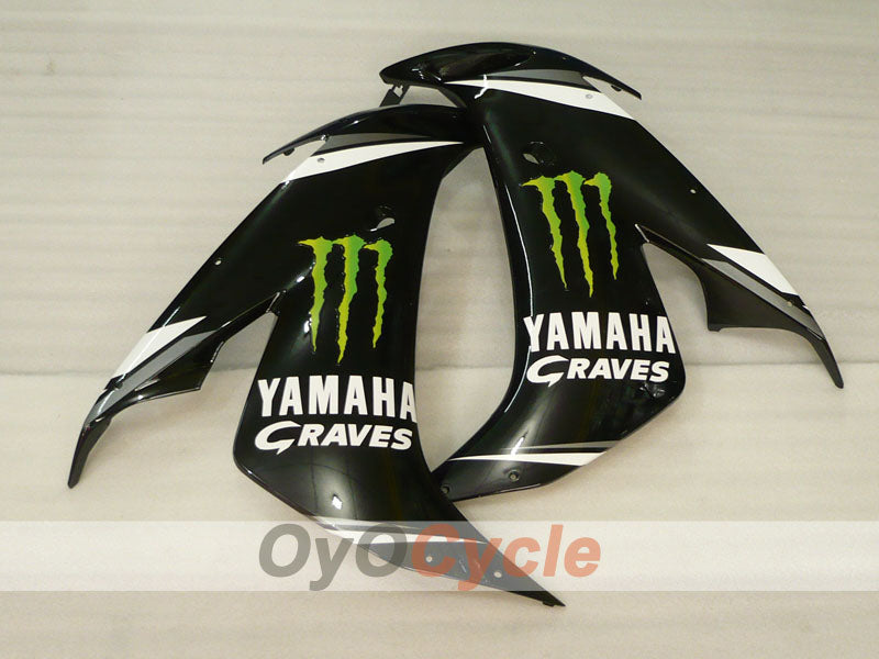 Linke und rechte Seitenverkleidung für Yamaha 04-06 YZF-R1 #OYO87911194