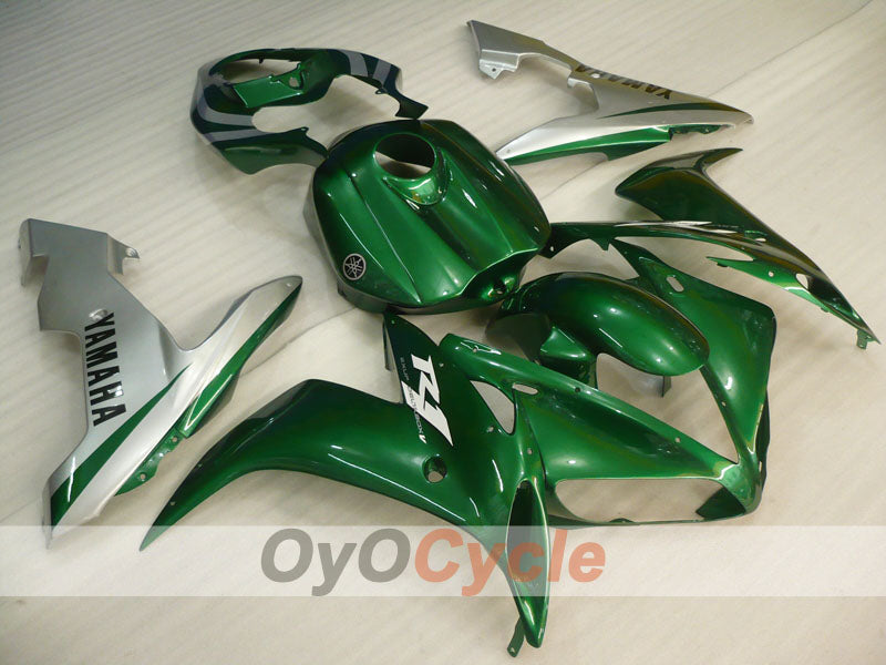 Spritzverkleidungssatz für 04-06 YZF-R1 - Grün, Silber - Werksstil #OYO87900841 Hauptbild