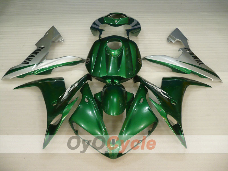 Spritzverkleidungssatz für 04-06 YZF-R1 - Grün, Silber - Werksstil #OYO87900841 Zweitbild