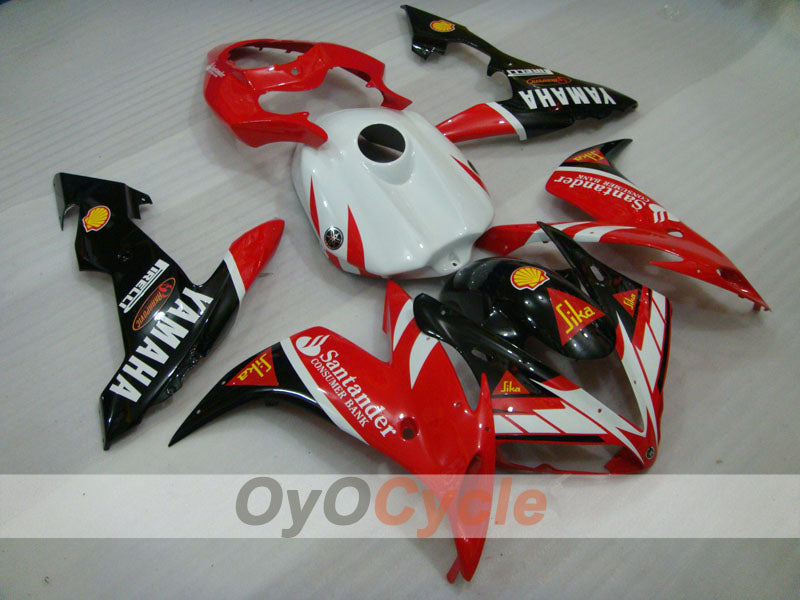 Verkleidungssatz für Einspritzmodelle, YZF-R1 04-06 - Rot, Schwarz - Santander #OYO87900848 Hauptbild