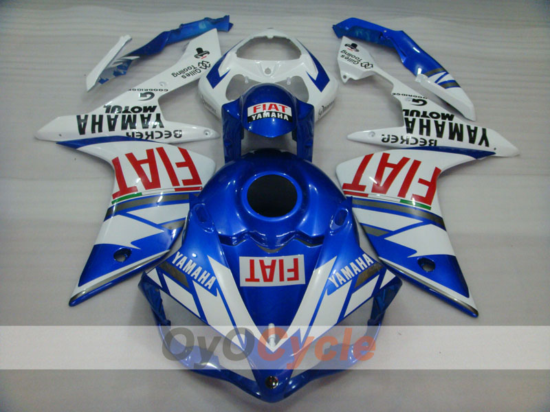Verkleidungssatz für 07-08 YZF-R1 - Blau, Weiß - FIAT #OYO87900859 Zweitbild