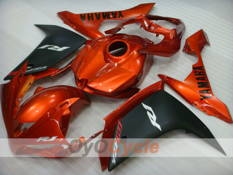 Verkleidungssatz für 07-08 YZF-R1 - Orange, Schwarz, Matt - Werksstil #OYO87900870 Hauptbild