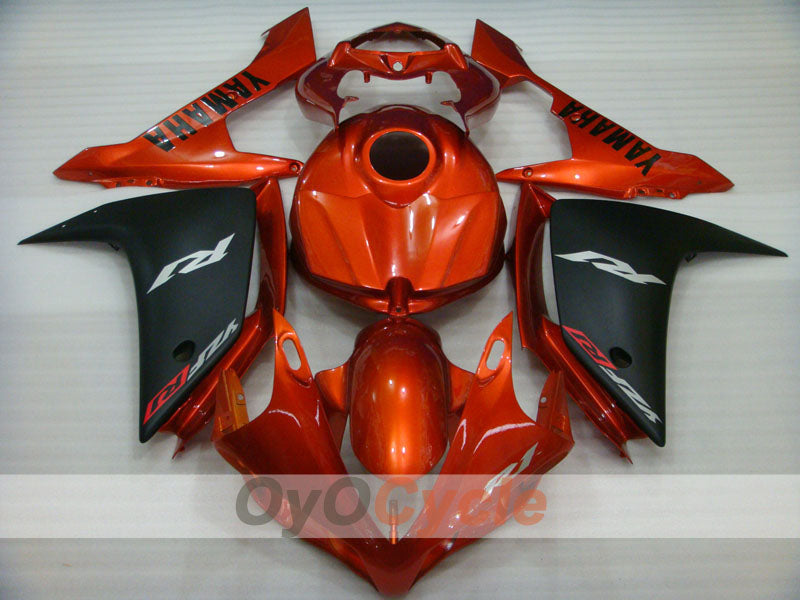 Verkleidungssatz für 07-08 YZF-R1 - Orange, Schwarz, Matt - Werksstil #OYO87900870 Zweitbild