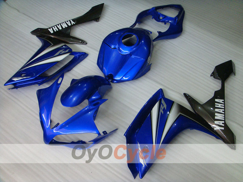 Spritzguss-Verkleidungssatz für YZF-R1, Baujahr 07-08 - Blau, Schwarz - Werksstil #OYO87900875 Zweitbild