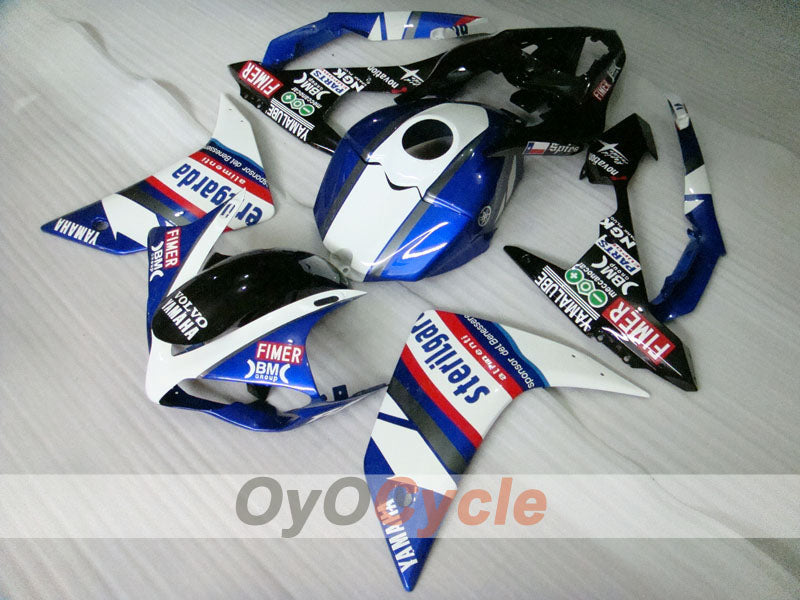 Spritzguss-Verkleidungssatz für YZF-R1, Baujahr 07-08 - Blau, Weiß - Sterilgarda #OYO87900883 Zweitbild