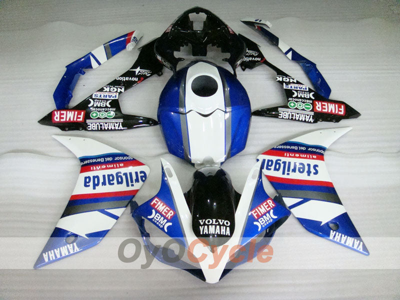 Spritzguss-Verkleidungssatz für YZF-R1, Baujahr 07-08 - Blau, Weiß - Sterilgarda #OYO87900883 Hauptbild