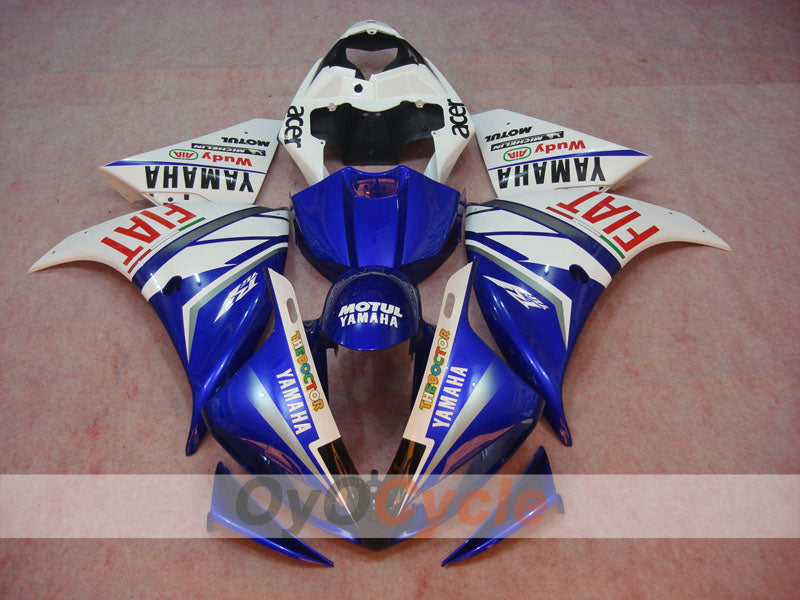 Einspritzverkleidungssatz für YZF-R1 09-11 - Blau, Weiß - FIAT #OYO87900885 Zweitbild