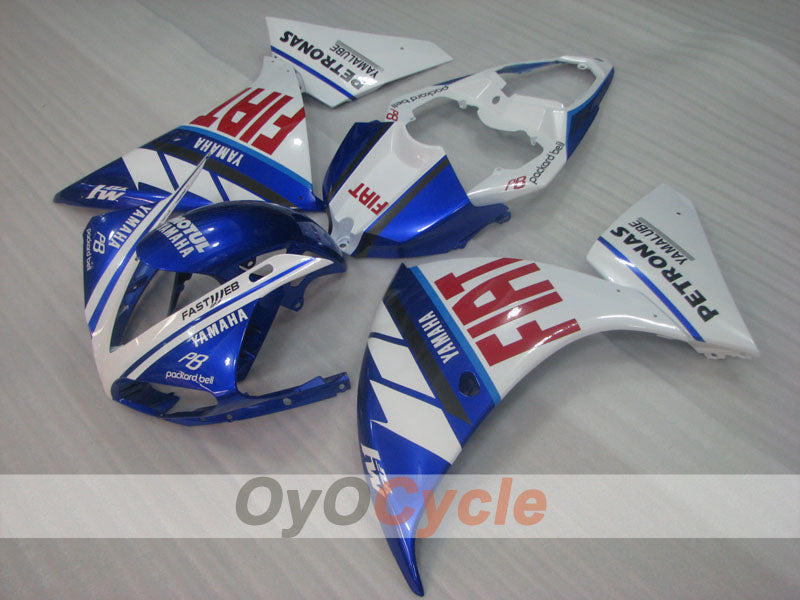 Einspritzverkleidungssatz für YZF-R1 09-11 - Blau, Weiß - FIAT, MOTUL #OYO87900886 Zweitbild