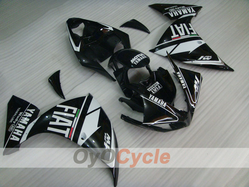 Einspritzverkleidungssatz für YZF-R1 09-11 - Weiß, Schwarz - FIAT, MOTUL #OYO87900887 Hauptbild