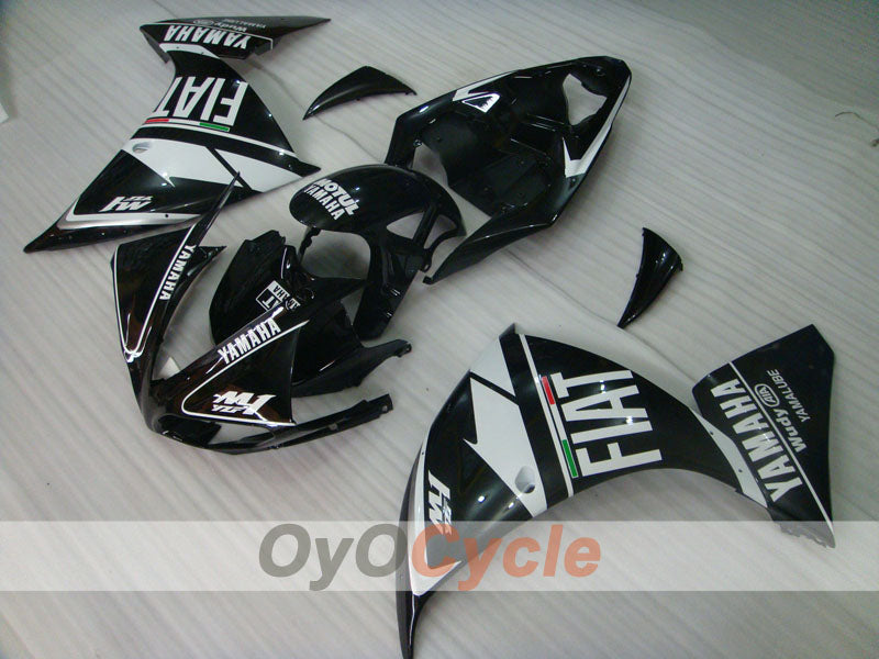 Einspritzverkleidungssatz für YZF-R1 09-11 - Weiß, Schwarz - FIAT, MOTUL #OYO87900887 Zweitbild
