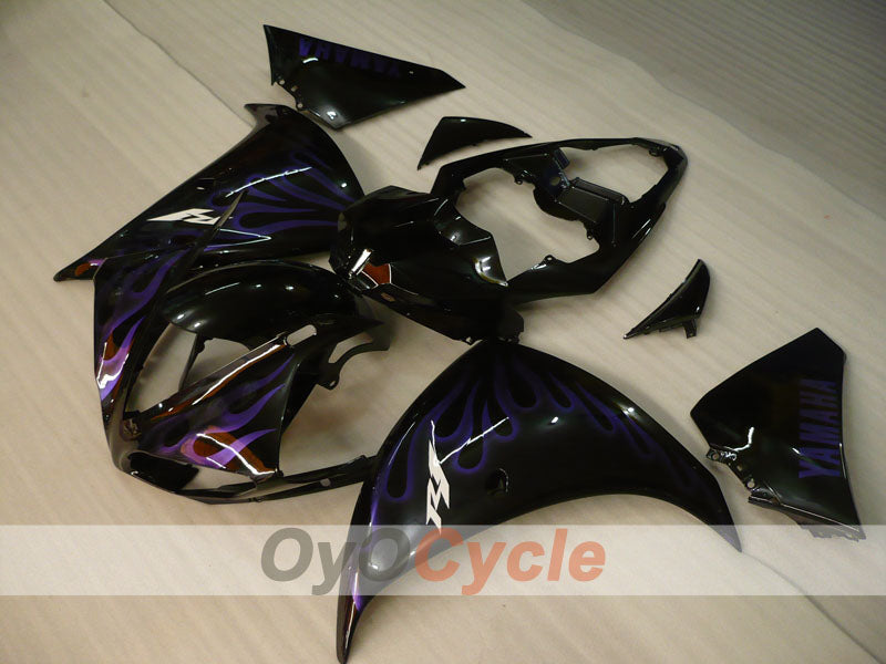Einspritzverkleidungssatz für YZF-R1 09-11 - Lila, Schwarz - Flame #OYO87900889 Zweitbild