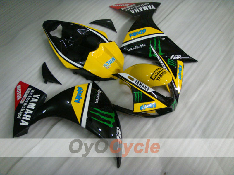 Einspritzverkleidungssatz für YZF-R1 09-11 - Rot, Schwarz - Monster #OYO87900892 Zweitbild