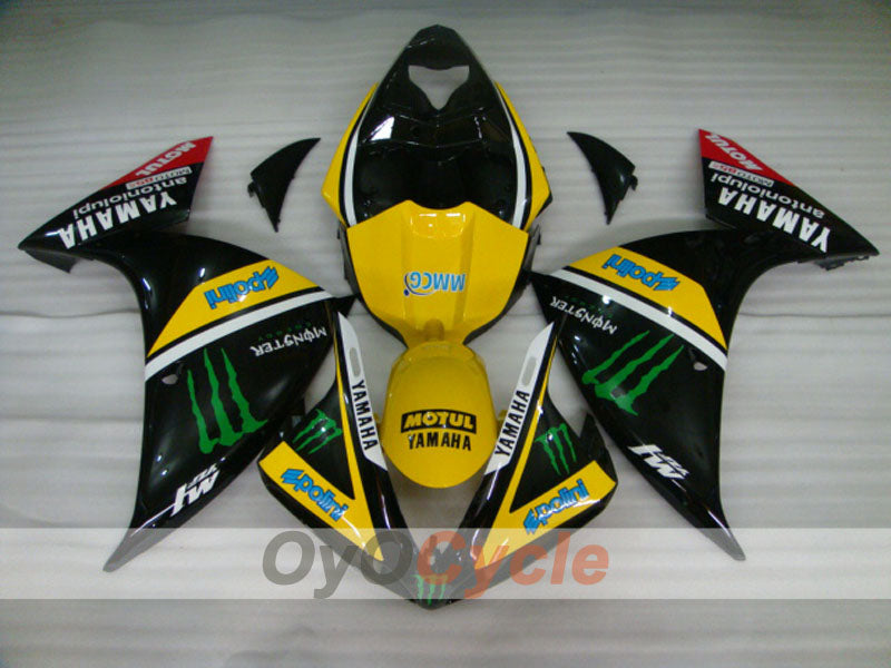 Einspritzverkleidungssatz für YZF-R1 09-11 - Rot, Schwarz - Monster #OYO87900892 Hauptbild