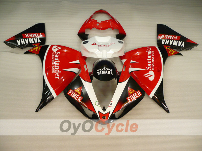 Einspritzverkleidungssatz für YZF-R1 09-11 - Rot, Schwarz - Werksstil #OYO87900899 Zweitbild